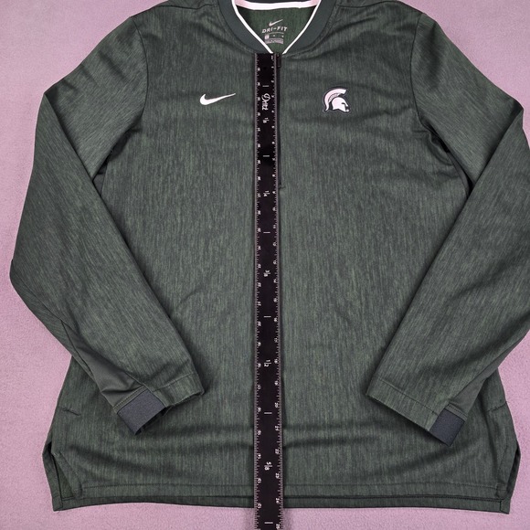 Michigan State Spartans‎ Shirt Mens Medium NCAA Basketball Nike Dri Fit Pullover - Picture 4 of 9